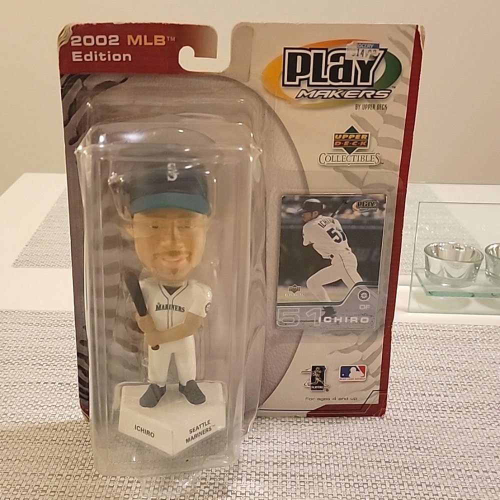 Ichiro Bobble head collectible by Upper Deck unopened
